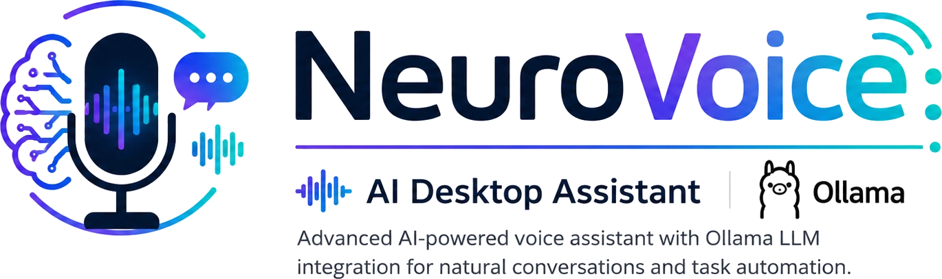 NeuroVoice: AI Desktop Assistant logo